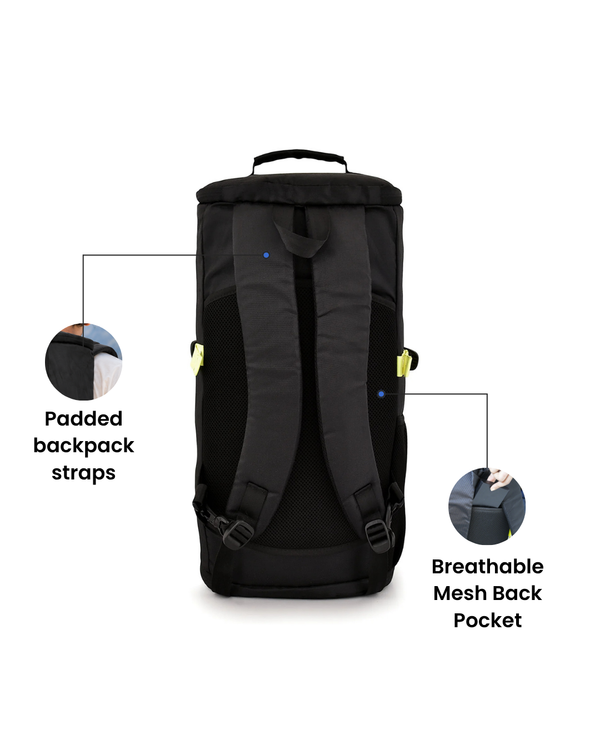 Tener 32L 3-in-1 Convertible Duffel Bag, Backpack & Hand Bag