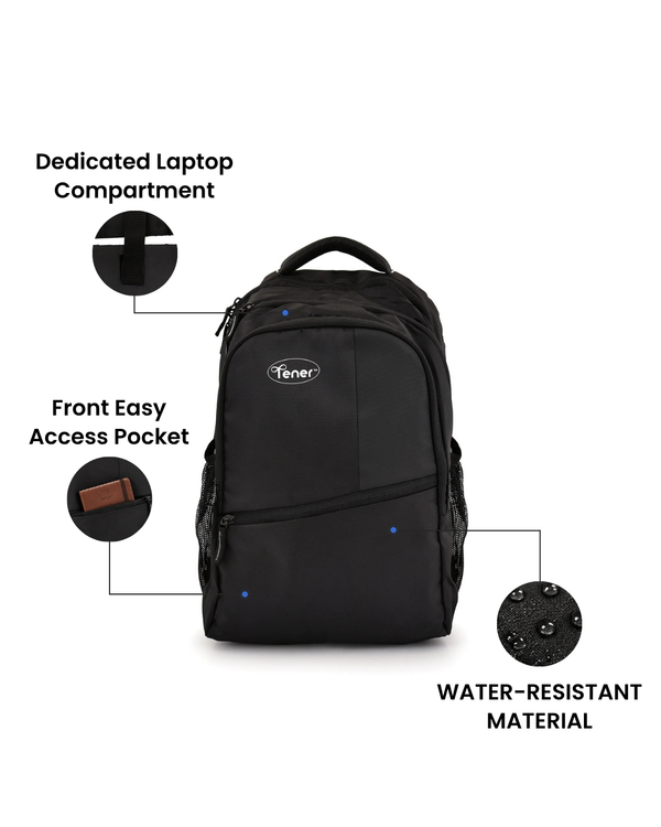 Tener 18L Water-Resistant Laptop Backpack