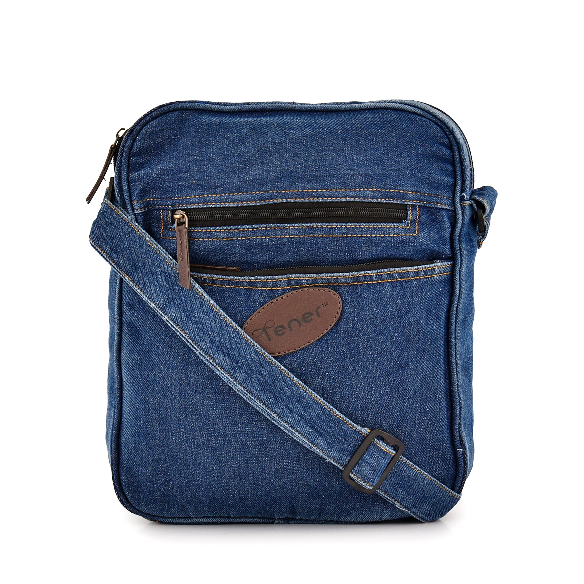 Tener Denim 17L Laptop Cross Bag