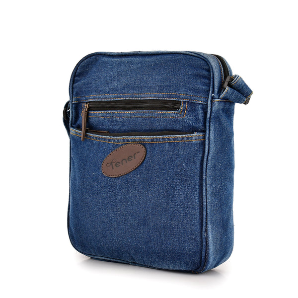 Denim 17L Laptop Cross Bag