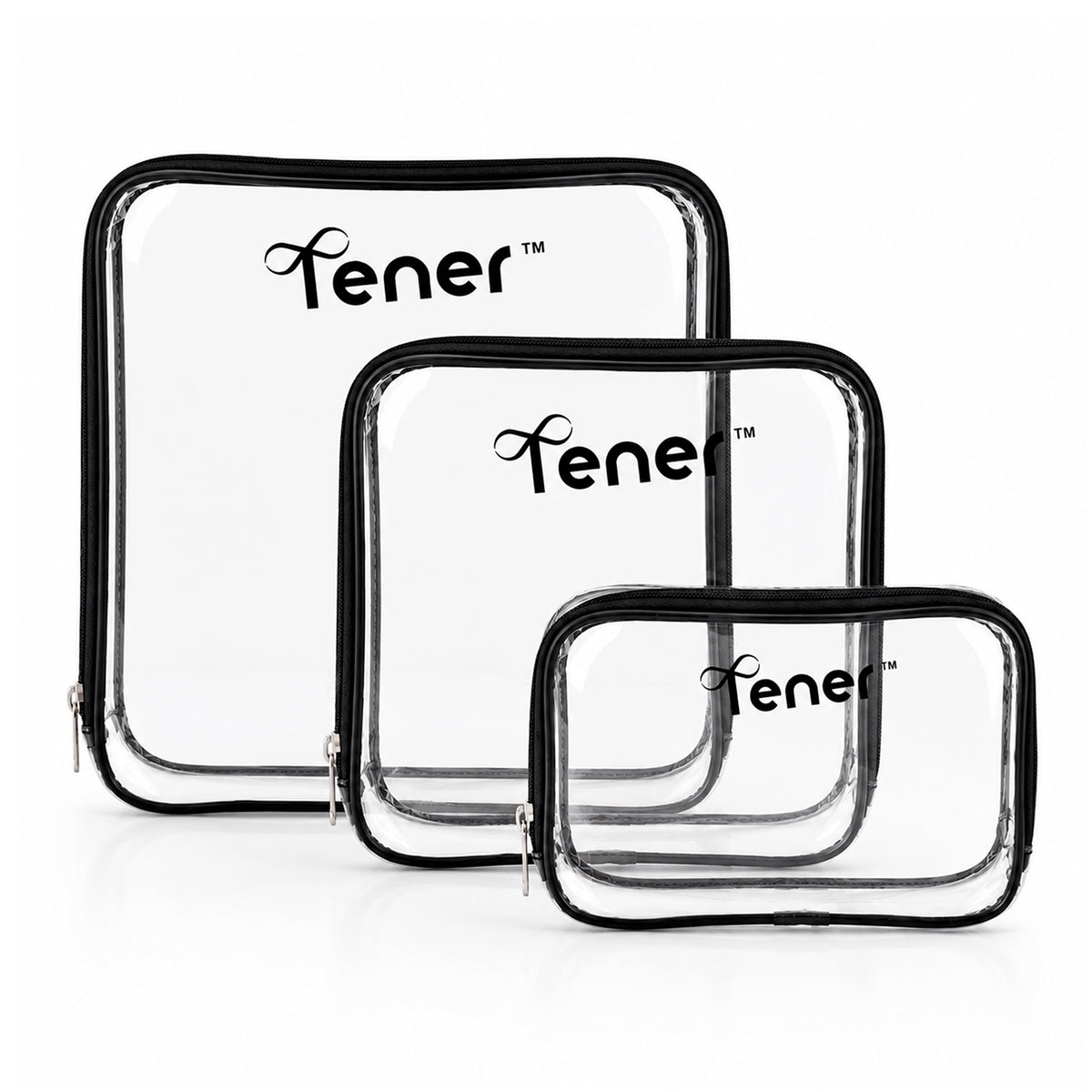 Small Tener transparent travel organizer pouch