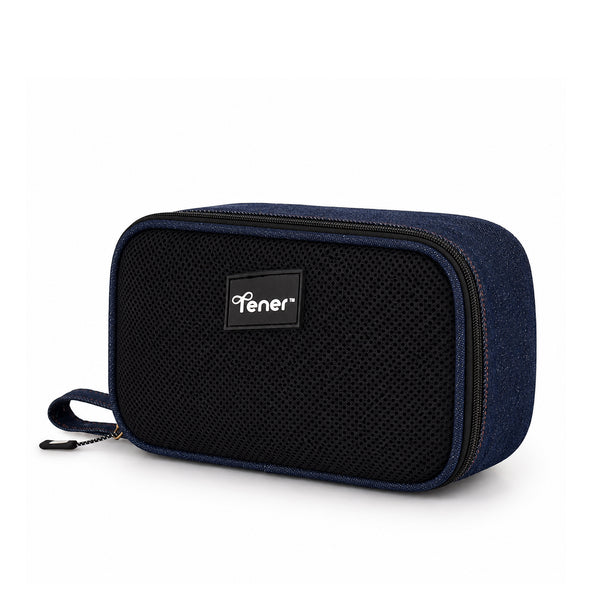 Tener 1L Raw Denim Travel Cable Organizer Pouch
