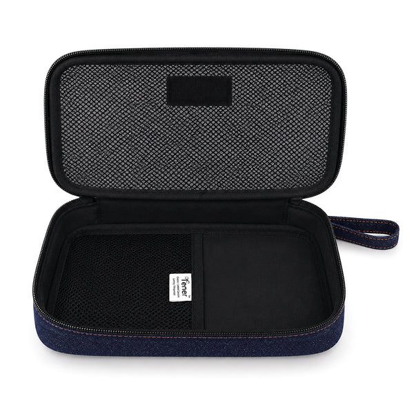 Tener 1L Raw Denim Travel Cable Organizer Pouch