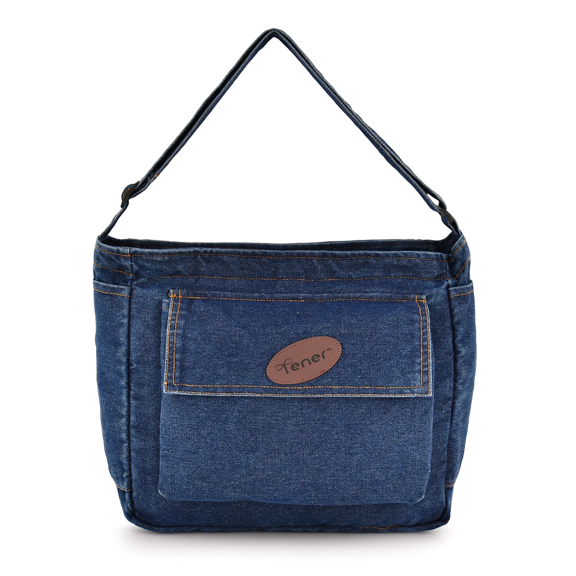 Tener Denim 15L Crossbody Tote Laptop Sling Bag