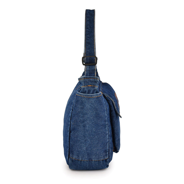 Denim 15L Crossbody Tote laptop Sling Bag