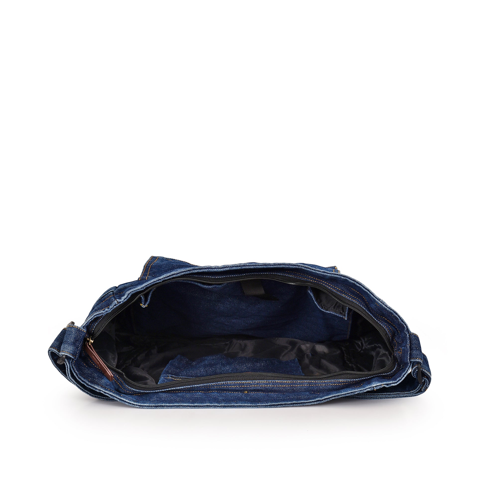 Tener denim tote interior