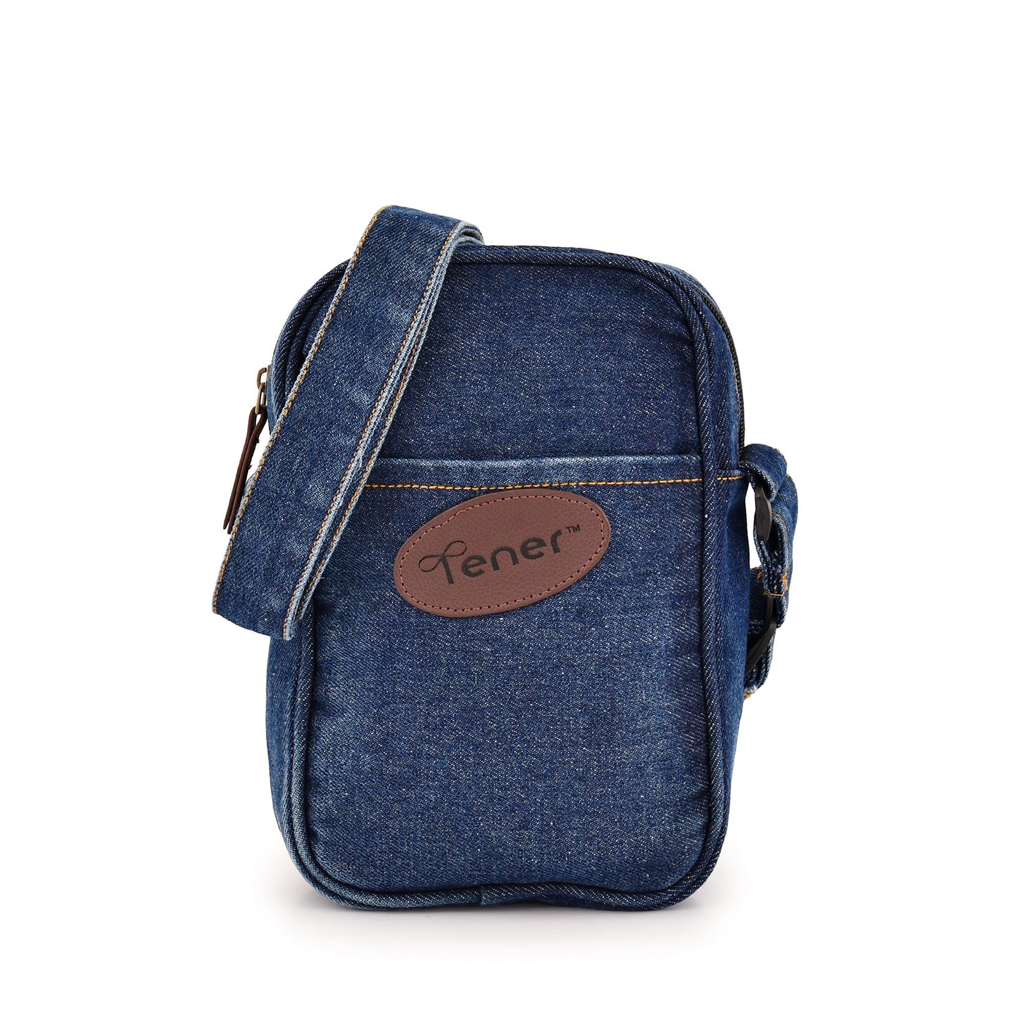 Tener Denim 3L Crossbody Sling Bag