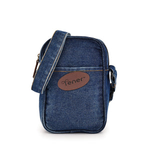 Denim 3L Crossbody Sling Bag