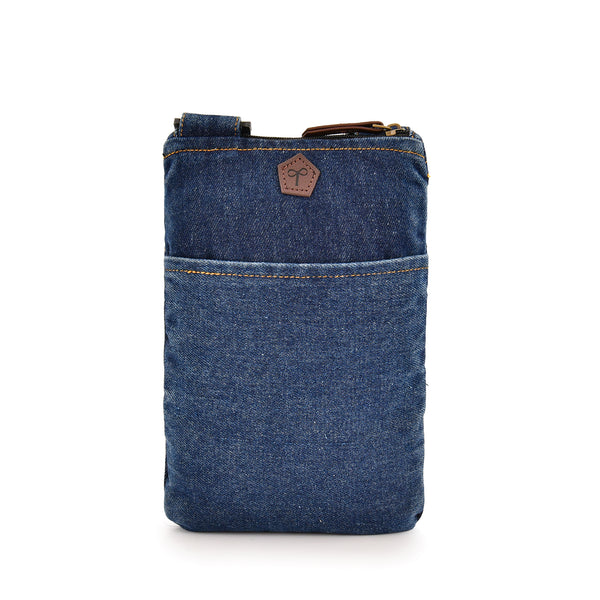 Denim Sling Bag 2.5L with 3 Utility Pockets