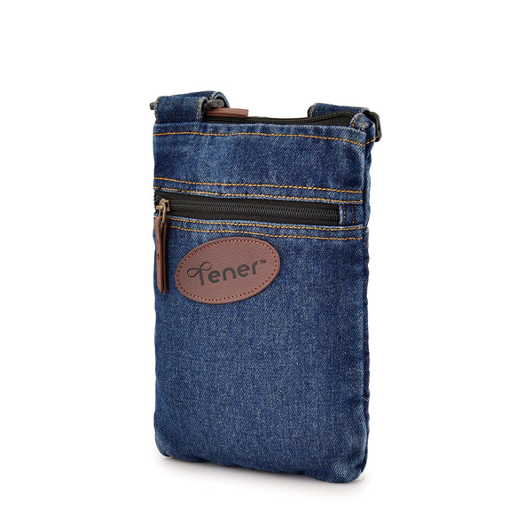 Denim Sling Bag 2.5L with 3 Utility Pockets