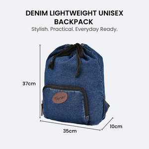 Denim 13L Casual Backpack