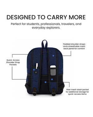 Tener 19L Raw Denim Backpack