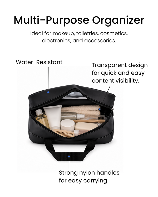 Transparent Travel Organizer Bag