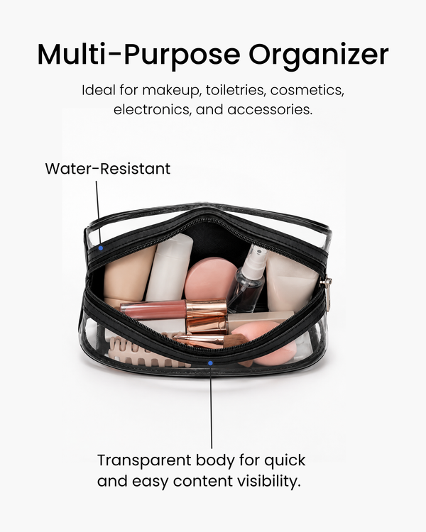 Transparent Travel Organizer Pouch