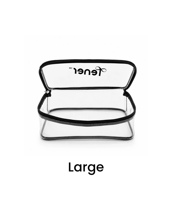 Transparent Travel Organizer Pouch Set of 3
